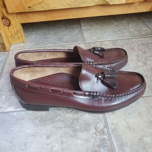 SEBAGO Brown Leather Loafers Made in USA Women's Size 7.5